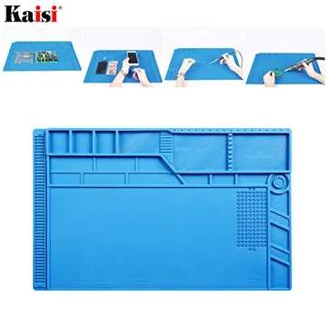 Kaisi Soldering Mat with Magnetic Storage & Ruler
