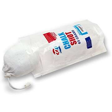 321 STRONG Refillable Chalk Ball with 65 Gram (2.3 oz) Capacity, Comes Full - for Rock Climbing, Gym Workouts, Billiards, and More