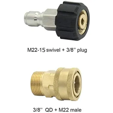 Twinkle Star Pressure Washer Adapter Set Quick Connect Kit