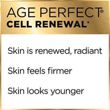 L'Oreal Paris Skincare Age Perfect Cell Renewal Golden Face Anti-Aging Serum, 1 Ounce
