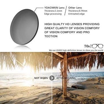 Retro Aviator Sunglasses 70s Vintage Style UV400 Protection