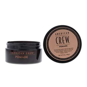 American Crew Men's Hair Pomade - Medium Hold & Shine, 3 Oz