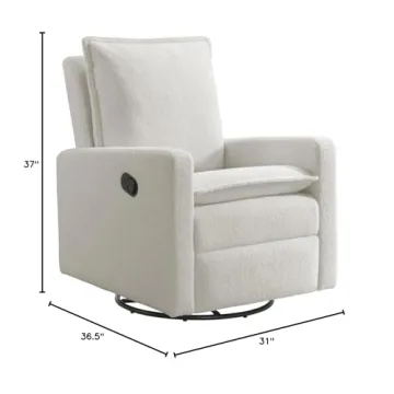 Oxford Baby Uptown Swivel Glider Recliner for Nurseries