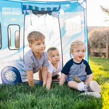 Melissa & Doug Let's Explore Camper Tent Play Set - Imaginative Fun for Kids