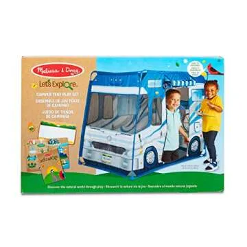 Melissa & Doug Camper Play Tent for Kids - 47" x 31" x 39"