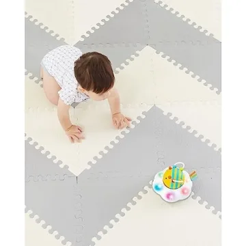 Skip Hop Baby Play Mat - Safe Interlocking Foam Tiles 70x56