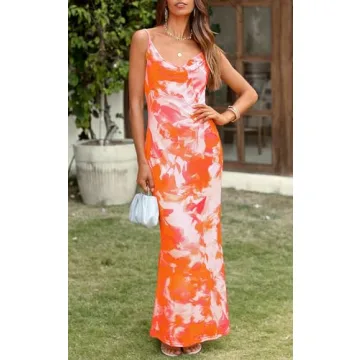 PRETTYGARDEN Floral Mesh Bodycon Dress Adjustable Backless