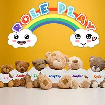 Soft Sublimation Blank Bear Shirts - Set of 18 for Dolls