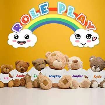 Soft Sublimation Blank Bear Shirts - Set of 18 for Dolls