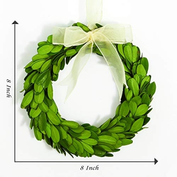 Boxwood Valley Preserved Wreaths for Elegant Home Decor