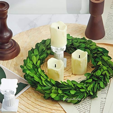 Boxwood Valley Preserved Wreaths for Elegant Home Decor