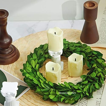 Boxwood Valley Preserved Wreaths for Elegant Home Decor
