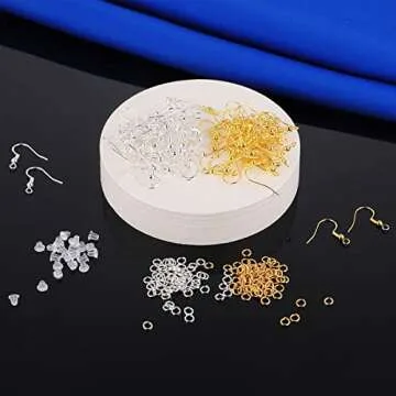 Hypoallergenic Earring Hooks Kit - 300 PCS for Jewelry Making