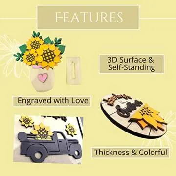 Farmhouse Sunflower Decorations Perfect for Any Space