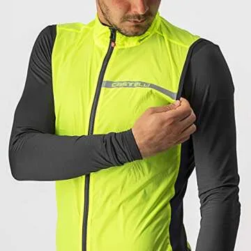 Castelli Men's Squadra Stretch Vest - Windproof and Lightweight