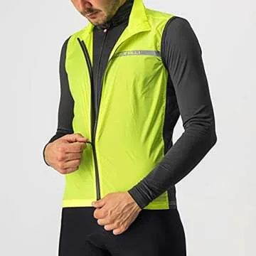 Castelli Men's Squadra Stretch Vest - Windproof and Lightweight