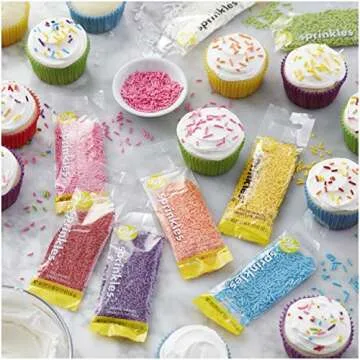 Wilton Rainbow Jimmies Sprinkles, Perfect for Baking Fun