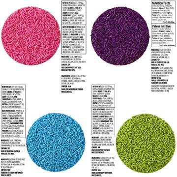 Wilton Rainbow Jimmies Sprinkles, Perfect for Baking Fun