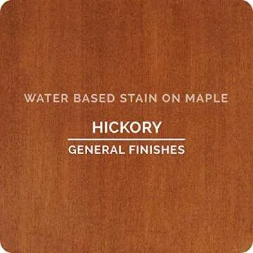 General Finishes Water Based Wood Stain, 1 Pint, Hickory
