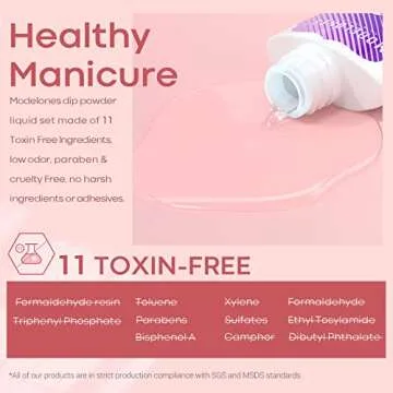 Modelones Dip Powder Liquid Set for Stunning Nails