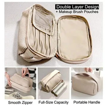 Bolarstore Toast Large Makeup Bag - Stylish & Durable