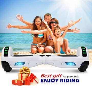 UNI-SUN 6.5" Hoverboard for Kids with Bluetooth and Lights