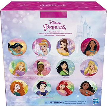 Disney Princess Royal Collection - 12 Fashion Dolls for Kids