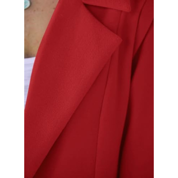 PRETTYGARDEN Fall Long Blazer Jacket for Women