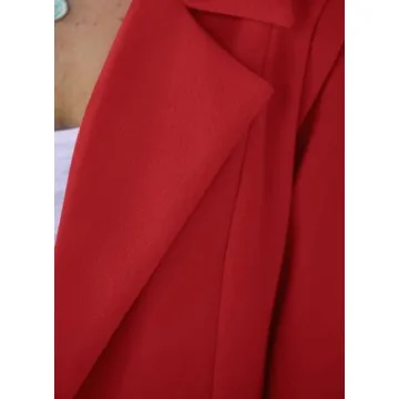 PRETTYGARDEN Fall Long Blazer Jacket for Women