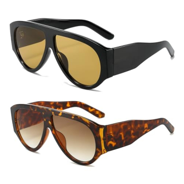 NULOOQ Retro Aviator Sunglasses - Timeless Style for All