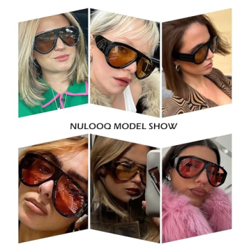 NULOOQ Retro Aviator Sunglasses - Timeless Style for All