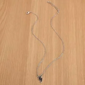 Azusa Sun Lightning Bolt Pendant Necklace for Women