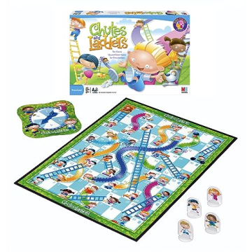 Chutes and Ladders Game by Hasbro | Fun for Kids 3+