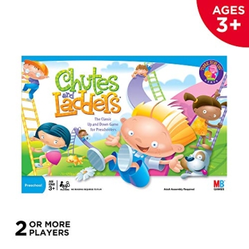 Chutes and Ladders Game by Hasbro | Fun for Kids 3+
