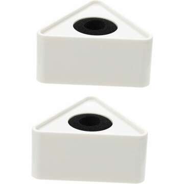 Premium 2pcs Microphone Logo Stickers for Interviews & Events