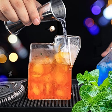 SuproBarware Milk Box Cocktail Glasses Set of 2