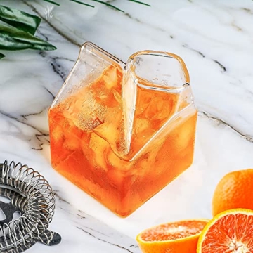 SuproBarware Milk Box Cocktail Glasses Set of 2