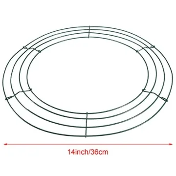 BBTO Wire Wreath Frame Set for Stunning Holiday Crafts