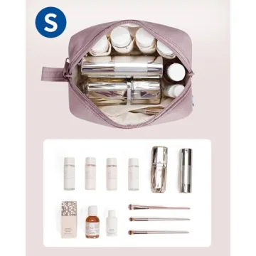 Narwey Small Makeup Bag Stylish Travel Pouch for Women