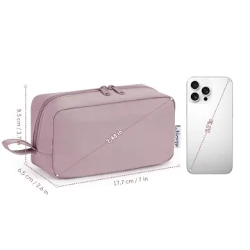 Narwey Small Makeup Bag Stylish Travel Pouch for Women