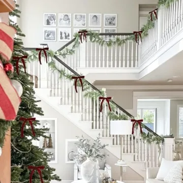 Burgundy Velvet Christmas Tree Bows - 12pcs Set