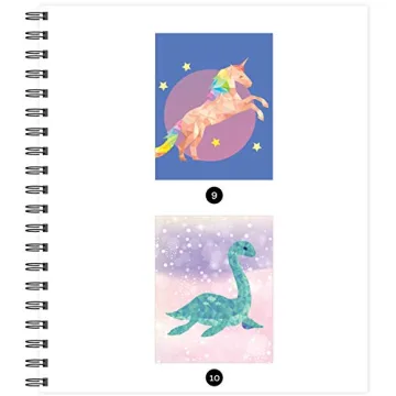 Kids Activity Book - Magical Creatures Sticker Puzzles