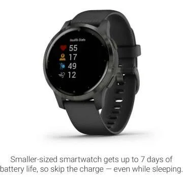 Garmin Vivoactive 4S GPS Smartwatch with Music & Fitness