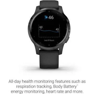 Garmin Vivoactive 4S GPS Smartwatch with Music & Fitness