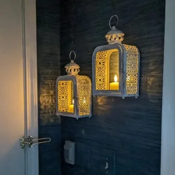 Vintage Decorative Candle Lantern for Indoor Outdoor Use