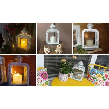 Vintage Decorative Candle Lantern for Indoor Outdoor Use