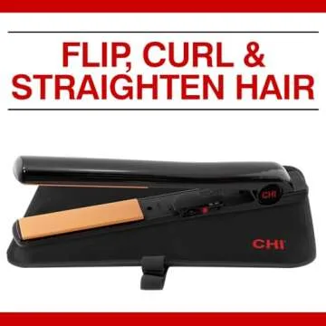 CHI Tourmaline Ceramic Flat Iron for Silky Hair Styling