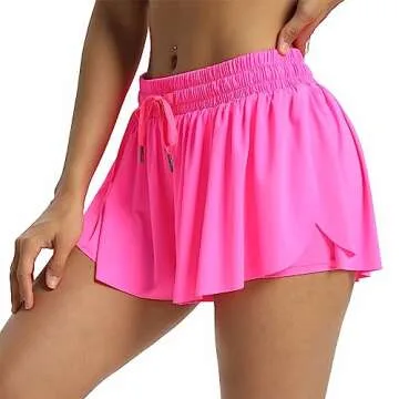 Flowy Athletic Shorts for Women - Gym & Yoga Wear