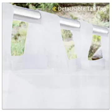 Elegant Waterproof Outdoor Sheer Curtain for Patios