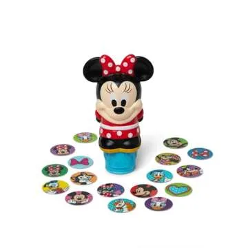Melissa & Doug Sticker Wow!™ 24-Page Activity Pad and Sticker Stamper, 300 Stickers, Arts and Crafts Fidget Toy Collectible Character – Disney Minnie Mouse